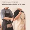 Kitchen Oil-proof Apron for Household Use, Lightweight, Breathable, Waterproof, Can Be Hung, with Enlarged Pockets and Adjustable Length