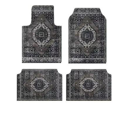 Bohemian Car Floor Mats Non Slip Soft Washable Universal Auto Foot Pads Vintage Interior Rugs