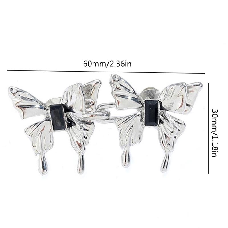 2pcs Nail-free Waist Buckle Butterfly Waist Closing Artifact Adjustable Snap Button Detachable Clothing Pant Jean Sewing