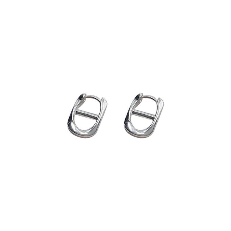 Pig Nose Earbud Earrings for Women with Niche Design Minimalist Temperament and Personality