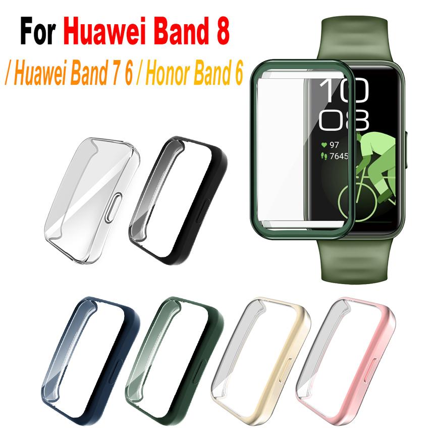 Silicone Case Protective Cover Shell Accessories for Huawei Band 8 7 6 / Honor Band 6