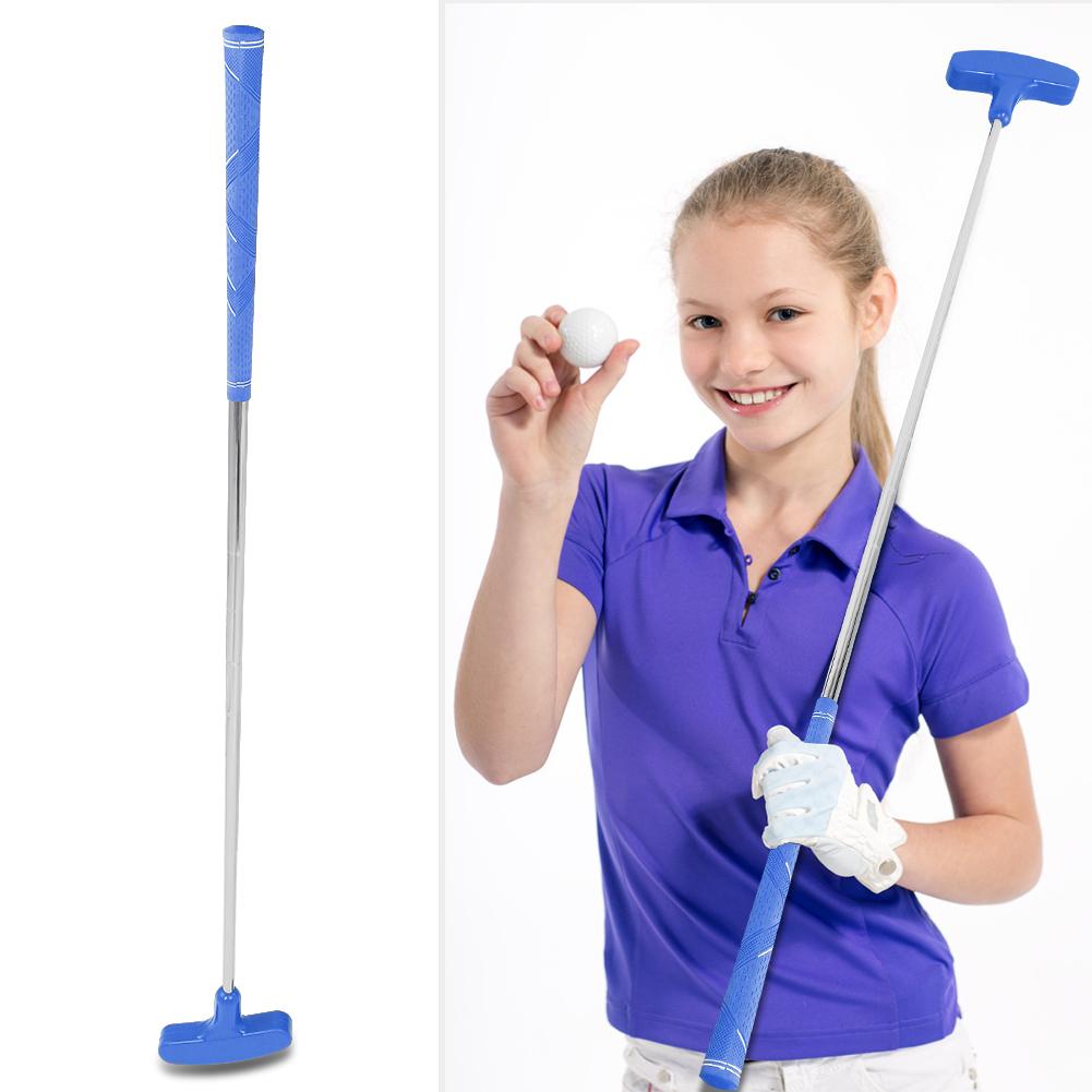 35inch Mini Rubber Head Golf Putters Kids Golf Putter Steel Shaft (Blue)