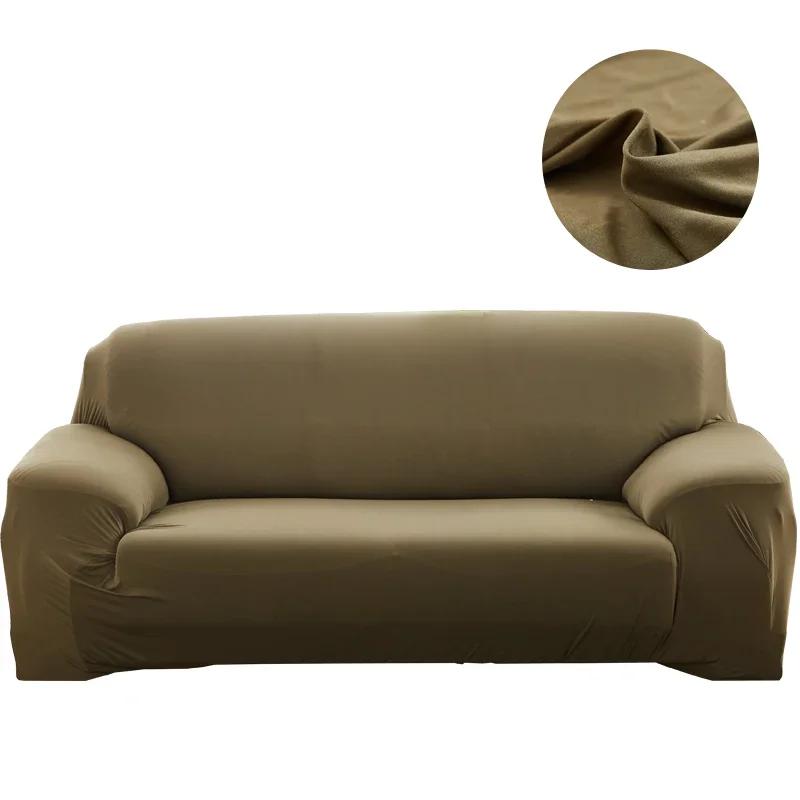 Solid Stretch Sofa Cover Tight Wrap All-Inclusive Sofa Cover For Living Room Funda Sofa Couch Cover Armchair Cove Elastic Plain