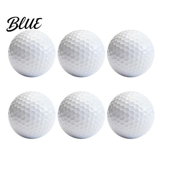 Long Drive Golf Ball 1/6/12Pcs Distance Practice Ball Putting Swing Training Low Spin