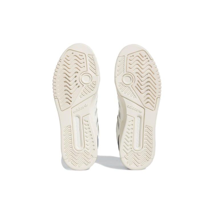 adidas Drop Step Low Off White Halo Blue Unisex Sneakers Cream Grey-Two HQ7119
