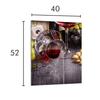 SZKLANA DESKA DO KROJENIA 40x52 Wino
