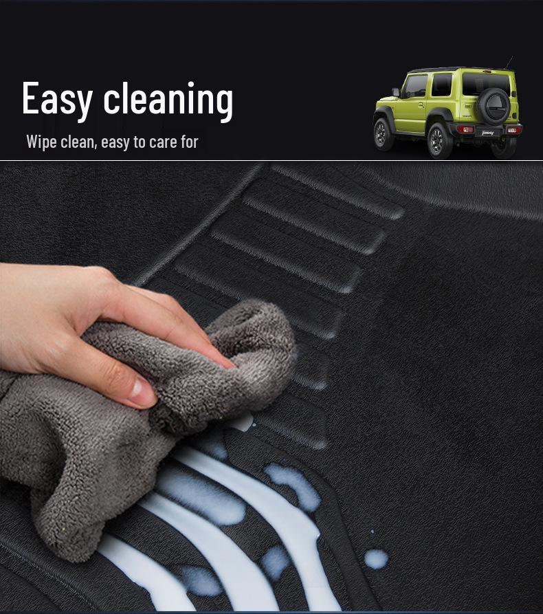 Jiminy Suzuki Jimny TPE Floor Mats - High Edge, Wear-Resistant, Waterproof, Left/Right Hand Drive Compatible, Carpet Surface.