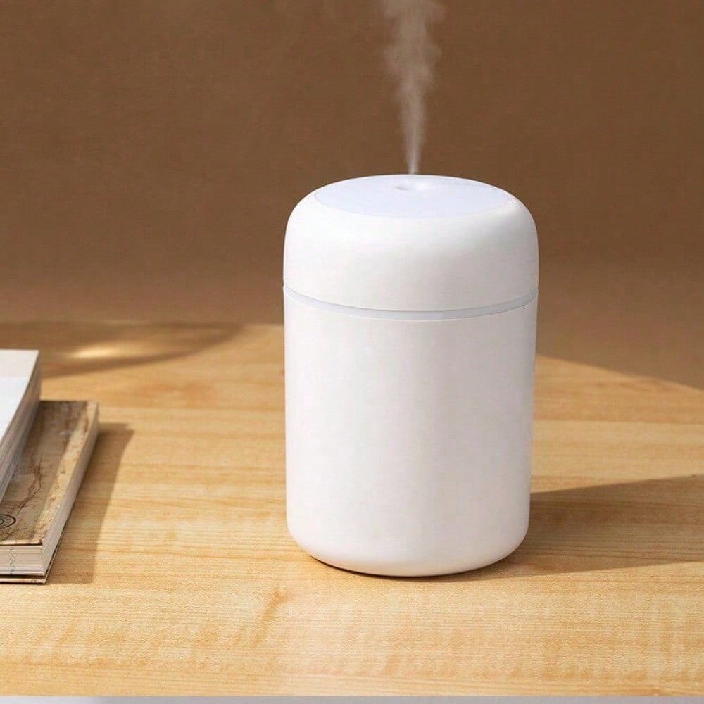 Portable Ultrasonic Air Humidifier, Car Humidifier, Color Cup, Aroma Diffuser, Mist Cooler, USB Car Light Purifier, 300ml