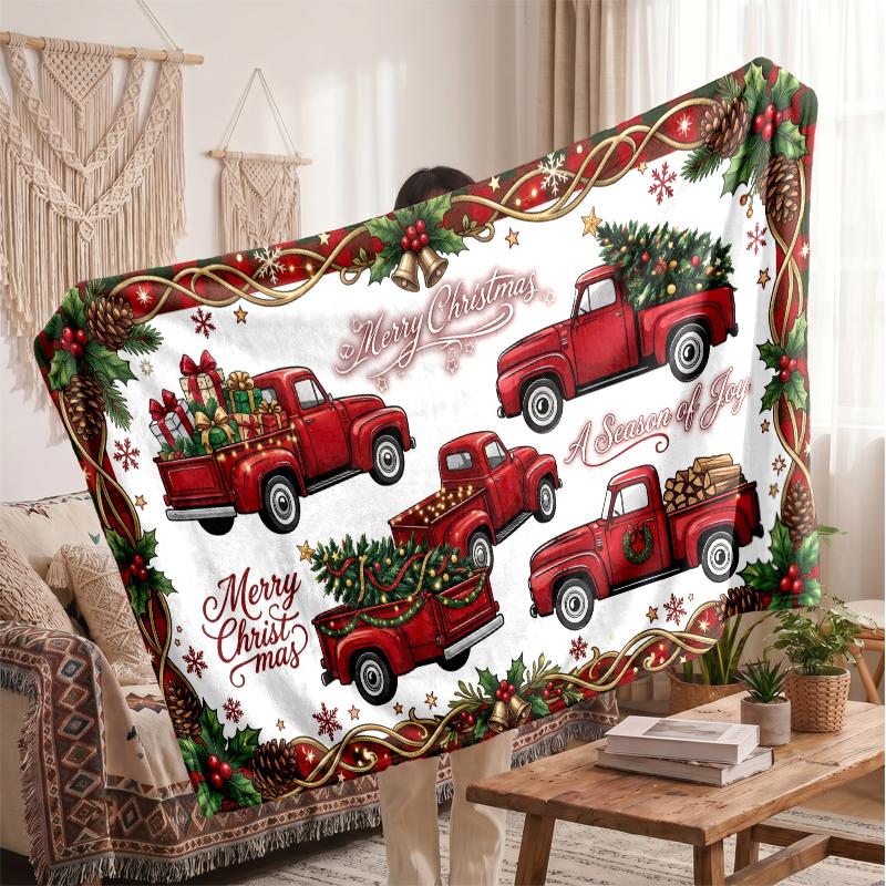 Manta de Franela para Sofá Cama Suave Cálida Acogedora Para Sofá Cama Uso en Interiores del Hogar Gran Regalo Navideño