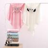 Children's Hooded Bath Towel & Swaddle Blanket - Absorbent, Thickened, Wearable Bathrobe for Autumn and Winter