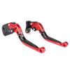 Mallofusa Motorcycle Brake Clutch Lever Set Adjuster Retractable Telescopic 6 Level Adjustment Genuine Replacement