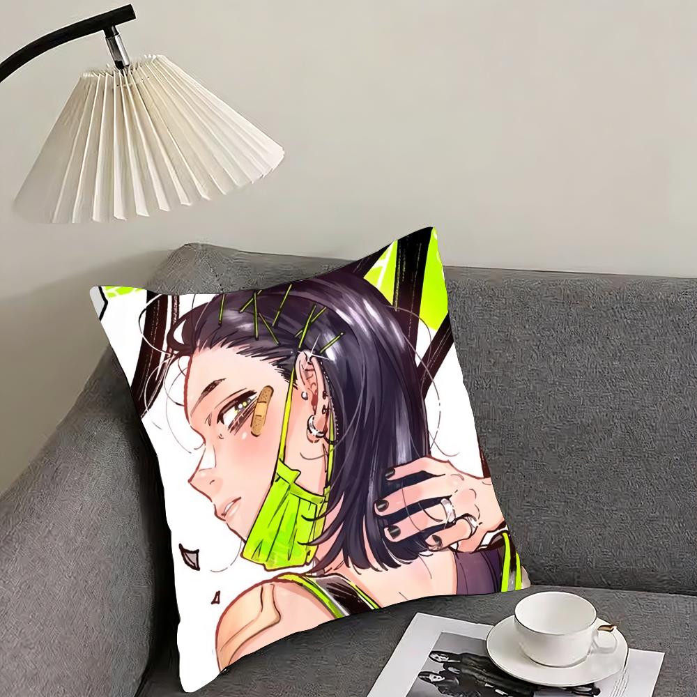 A-Aya O-Oosawa K-Koga M-Mitsuki Cushion Cover Reversible Plush Pillow Cover – For Car, Sofa, Bedroom, Perfect As a Gift.
