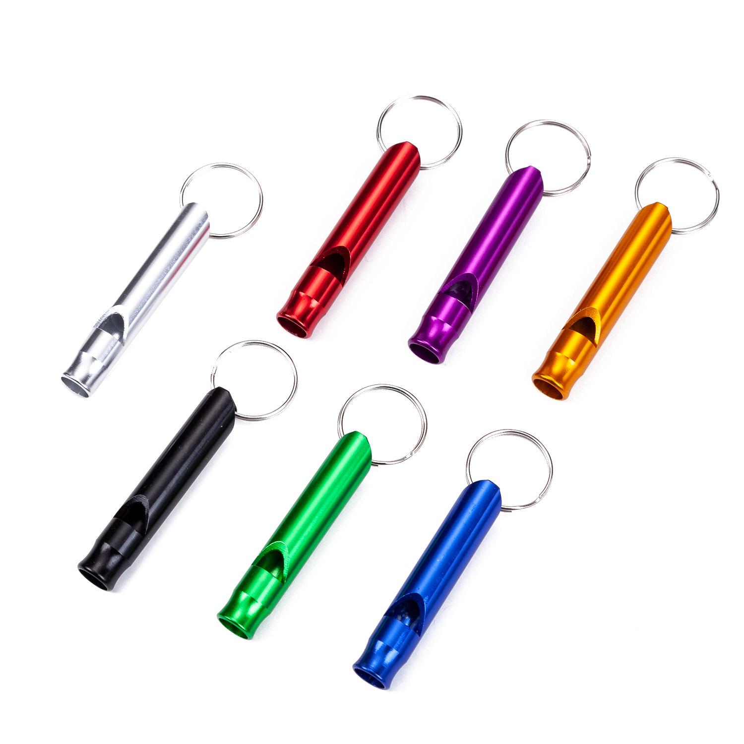 5A12 Large Aluminum Alloy Outdoor Survival Whistle Aluminum Alloy