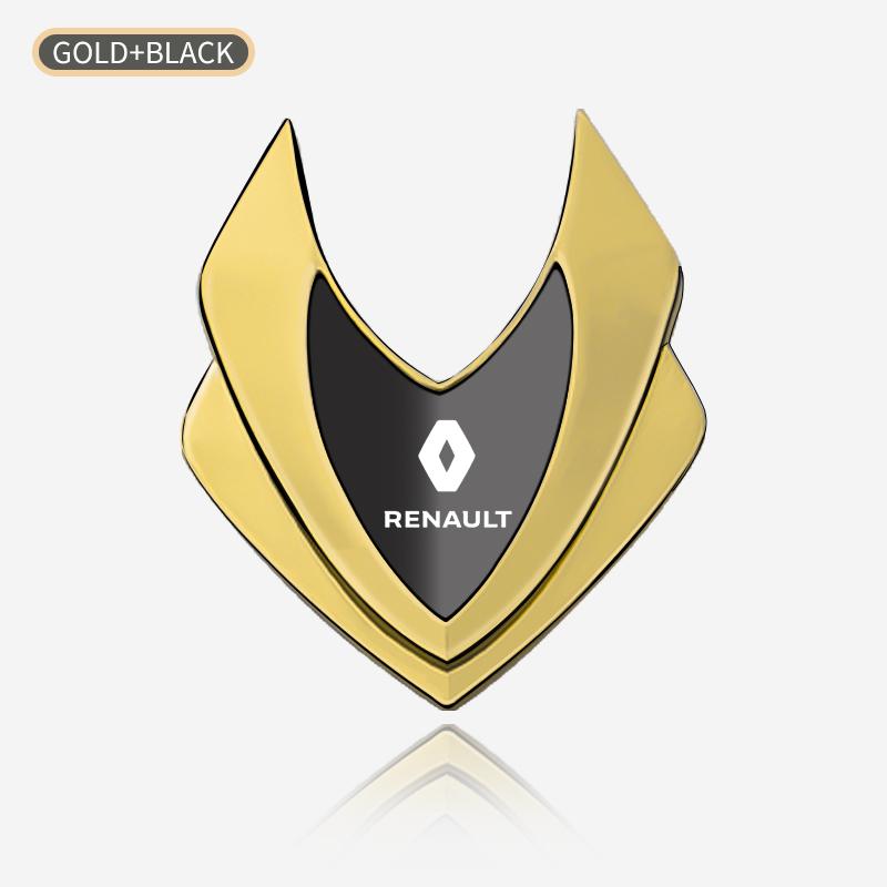 Hub Caps Metal Car Side Fender Car Body Sticker Shield Emblem Badge Logo For Renault Grand Scenic 4 XMOD Megane Clio 4 Laguna 2