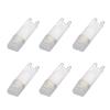 6pcs G9 LED Bulb Energy Saving General Standard Interface 360 Degrees  Heat Dissipation Cold White Light