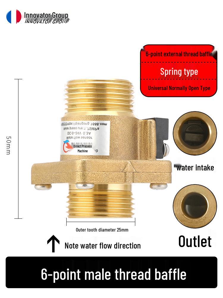 Ganzkupfer DN15/DN20 Magnetischer Wasser-Durchflusssensor Schalter