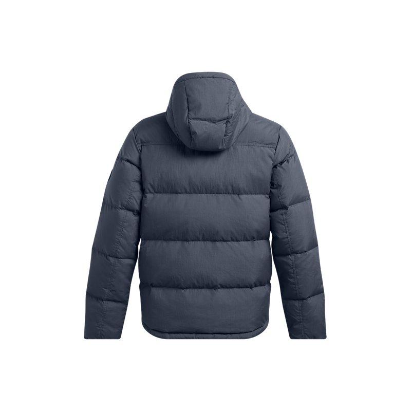 Under Armour Solid Color Warm Comfortable Casual Jacket Down Coat Men Jacket Blue 1378830-044