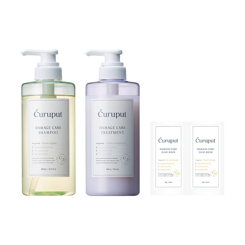 

curuput Deep Damage Care Set Hair Care Shampoo Treatment Mini Hair Mask Set Kyary Pamyu Pamyu Damage Care