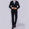 Herren Slim Fit Business Freizeit Ein-Knopf Formal Zweiteiler Anzug für Bankett Hochzeit