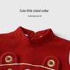 Youqi Baby Girls Red Festival Outfit