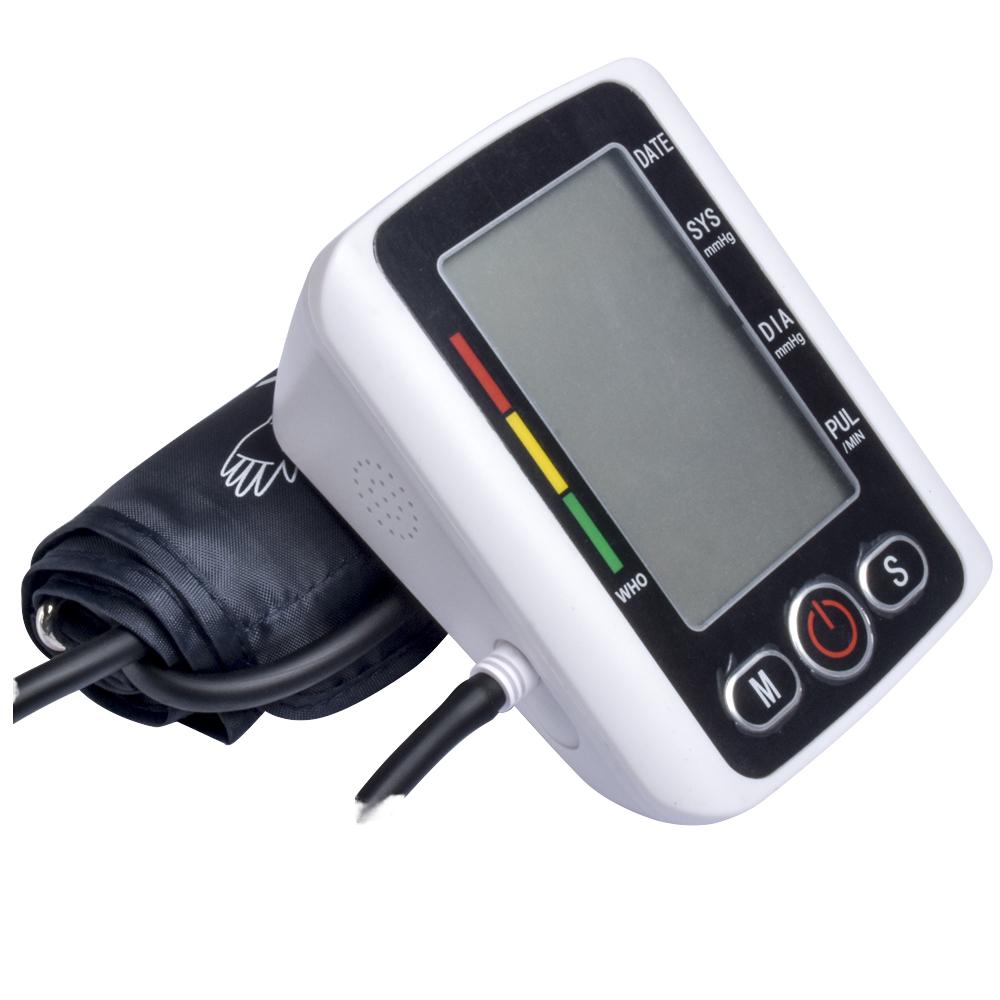High Accuracy Upper Arm Blood Pressure Monitor - Automatic Sphygmomanometer with Memory Function Plastic