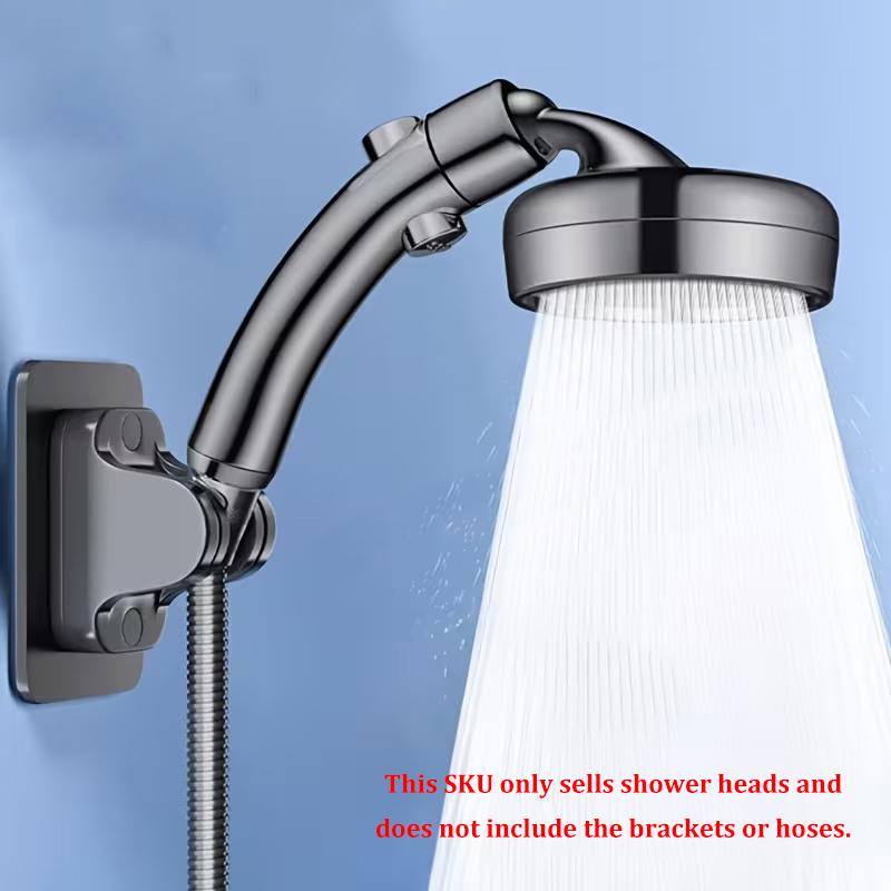 2-in-1 Handbrause Hochdruck Drehbarer Winkel Duschkopf mit Regenfunktion Einstellbar Wassersparend Badezimmerzubehör