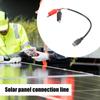 Set of 5 Universal Alligator Clip to Type C Power Cord Charging Solution for Any Device Compatibility Solar Applications