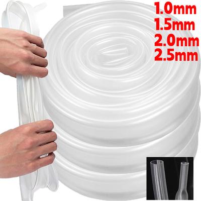 2:1 Polyolefin Thermal Cable Sleeve Wiring Kit Heat Shrink Tube Transparent Insulate Waterproof Tube Wiring Accessories