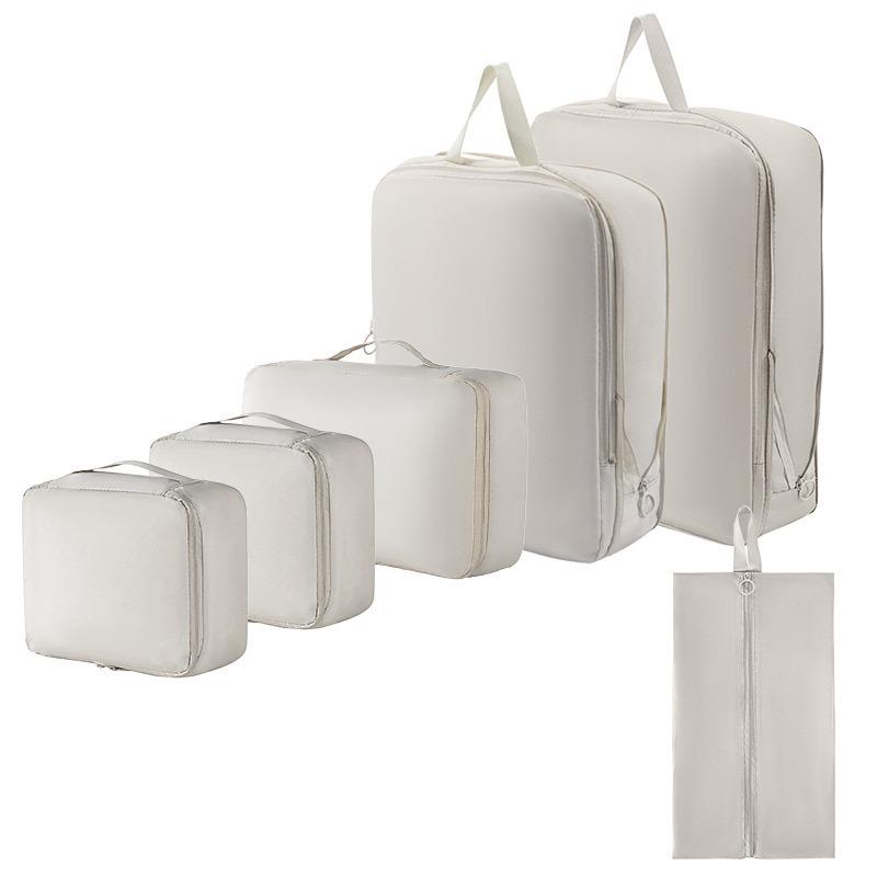 Wrinkle-free Memory Fabric Travel Storage Set: Tear-resistant, Waterproof, Moisture-proof Suitcase Organizers