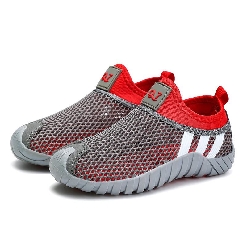 

Дышащие летние сетчатые слипоны для мальчиков на резиновой подошве 28