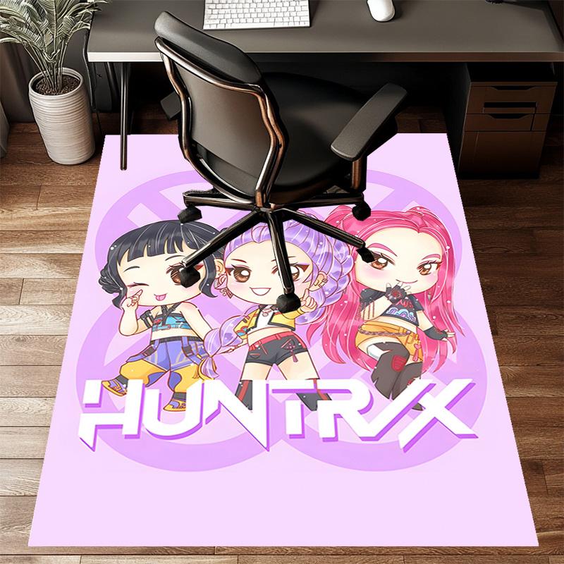 1pc KPop Demon Hunters3 Design Printed Area Rug Carpet for Bedroom Living Room Home Decor Rugs Mat Non Slip Mat Rug for Bedside