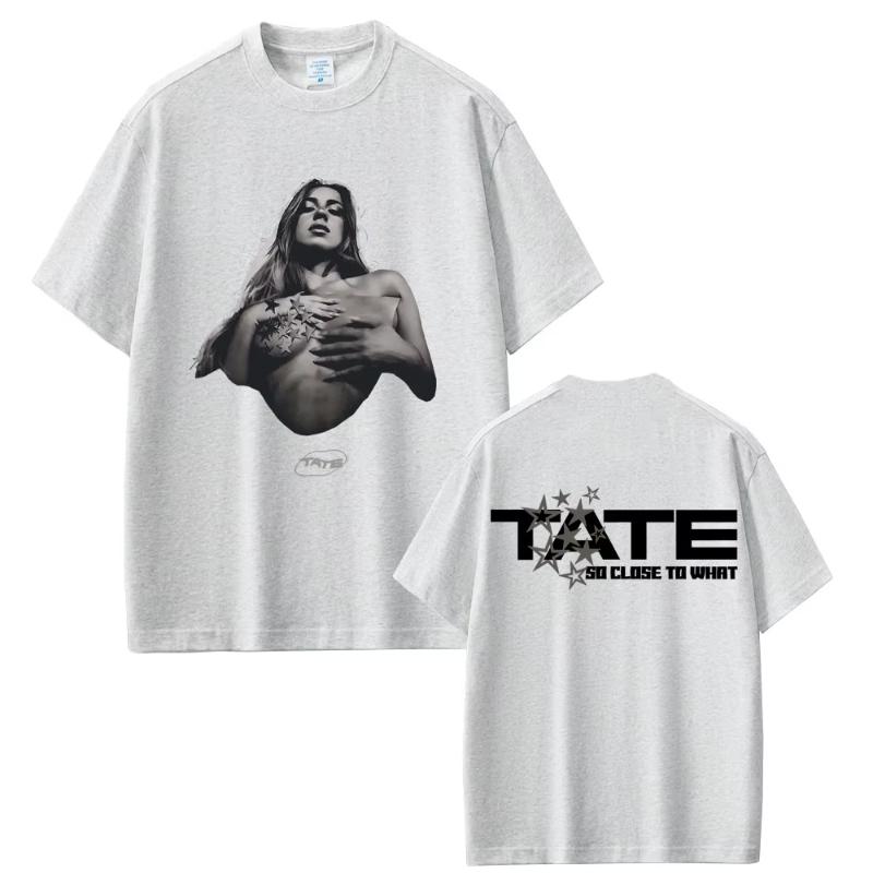 Tate McRae So Close To What Concert 2025 Tshirts Miss Possessive T Shirt Unisex Women Fashion Vintage Oversized Tshirt Streetwear