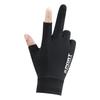 Eis-Seide Sonnenschutzhandschuhe Herren Sommer Dünn Rutschfest Atmungsaktiv Outdoor Reiten Fahren Angeln Leckend Zwei und ein halber Finger Handschuhe