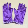 Short Gloves with Beaded Cuffs Bachelorette Party Stage Performances Handwear