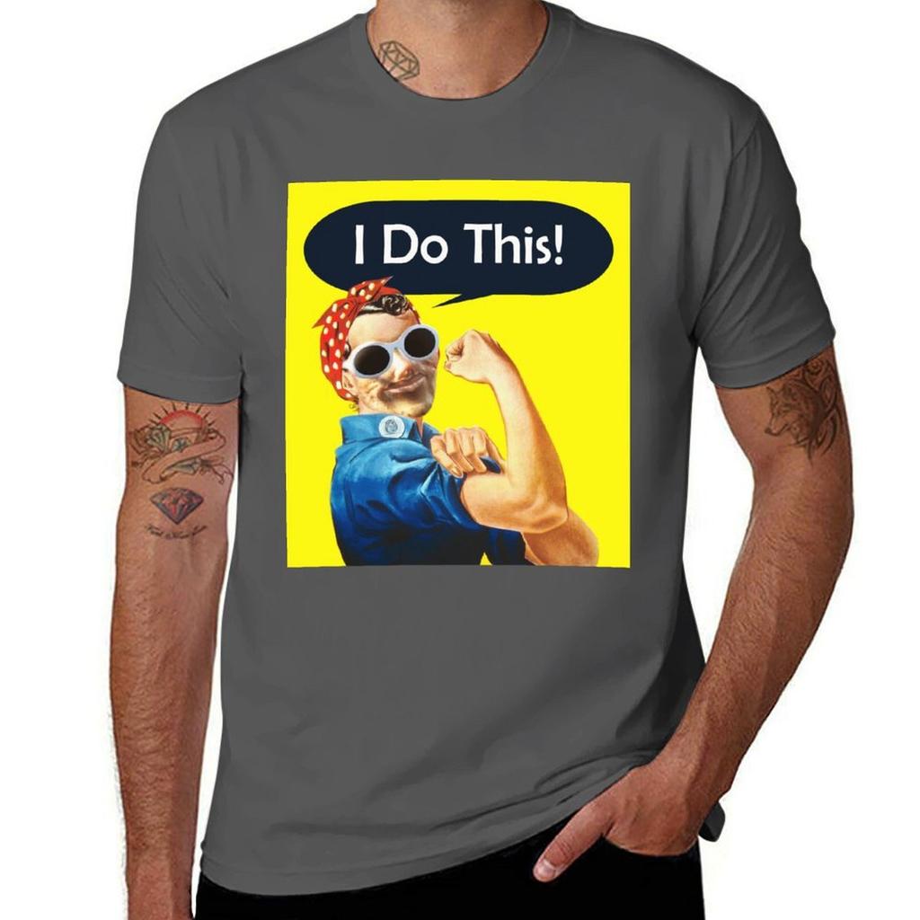 The Final Pam As Rosie Riveter (Pammy Riveter) TShirt Lightweight Gym Training TShirt