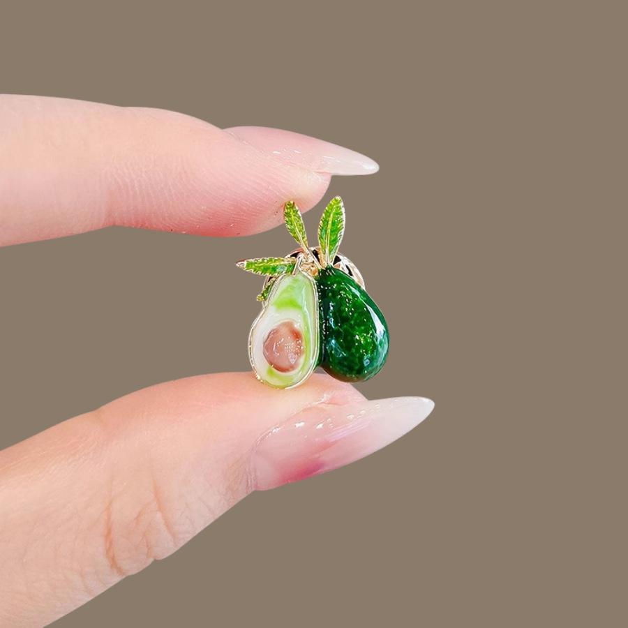 Cute Fruit Brooches: Trendy Lapel Pins & Cardigan Accessories