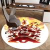 Power Rangers Red Ranger Chair Mat - Round Carpet for Home Decor, Office Rug, Gift Idea for Living Room, Bedroom s0486b
