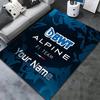 Alpine F1 Custom Name Carpet Rug For Living Room Bedroom Home Sofa Decoration Kids Play Nonslip Floor Mat