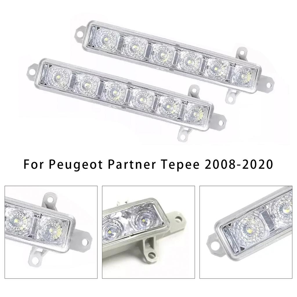 Pár LED světel pro denní svícení a mlhových světel pro Citroen C3 Berlingo Peugeot 9802795580