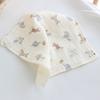 Cotton Washcloth Baby Muslin Face Towel for Delicate Skin 4-layer Absorbent Muslin Hand Washing Towel Newborn Burp Cloth