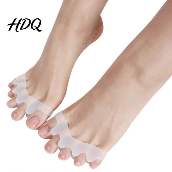 Bunion Corrector Insoles 1 Pair Toe Separators for Overlapping Toes Daytime Daily Relief Hallux Valgus Soft SEBS Spacer Walking Wear Orthotics