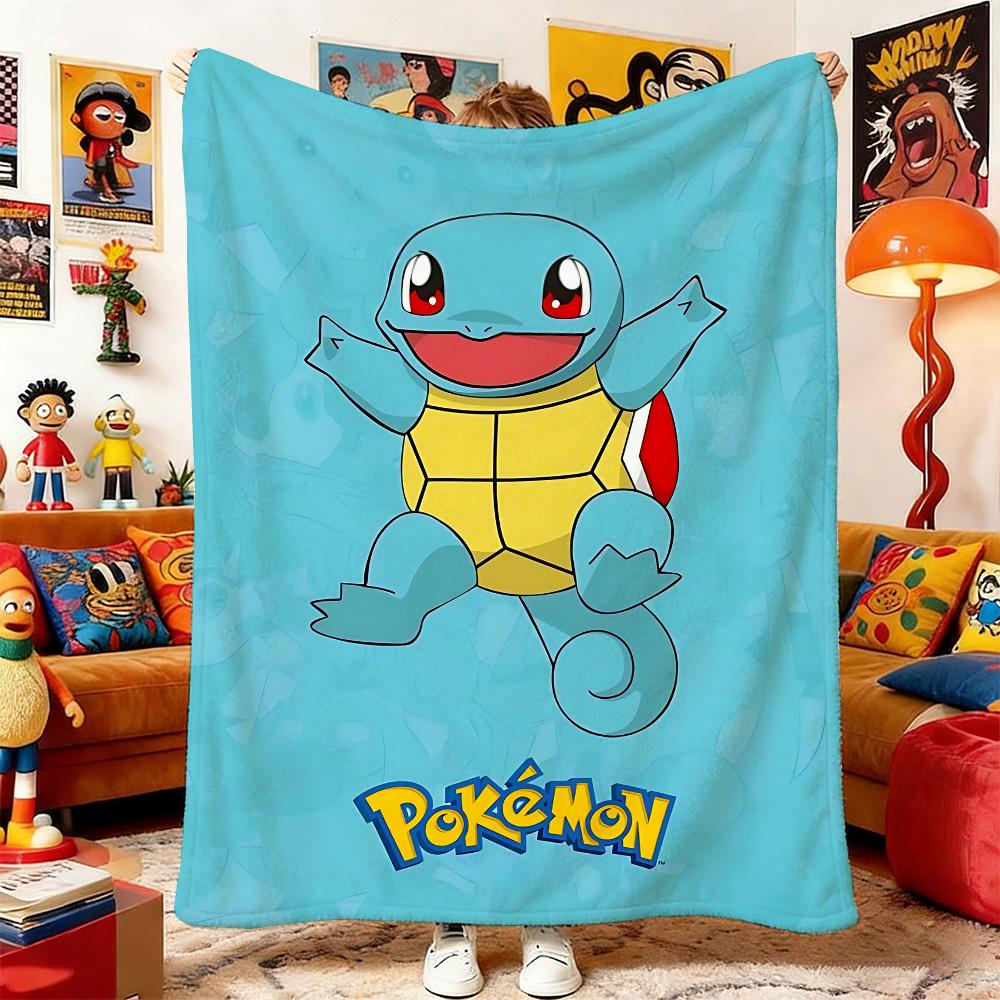Anime Blanket P-Poke-mones Sofa Blankets and Blankets for Bed Bedspread the Home Decoration Sofas Bedspreads Picnic Throw Double