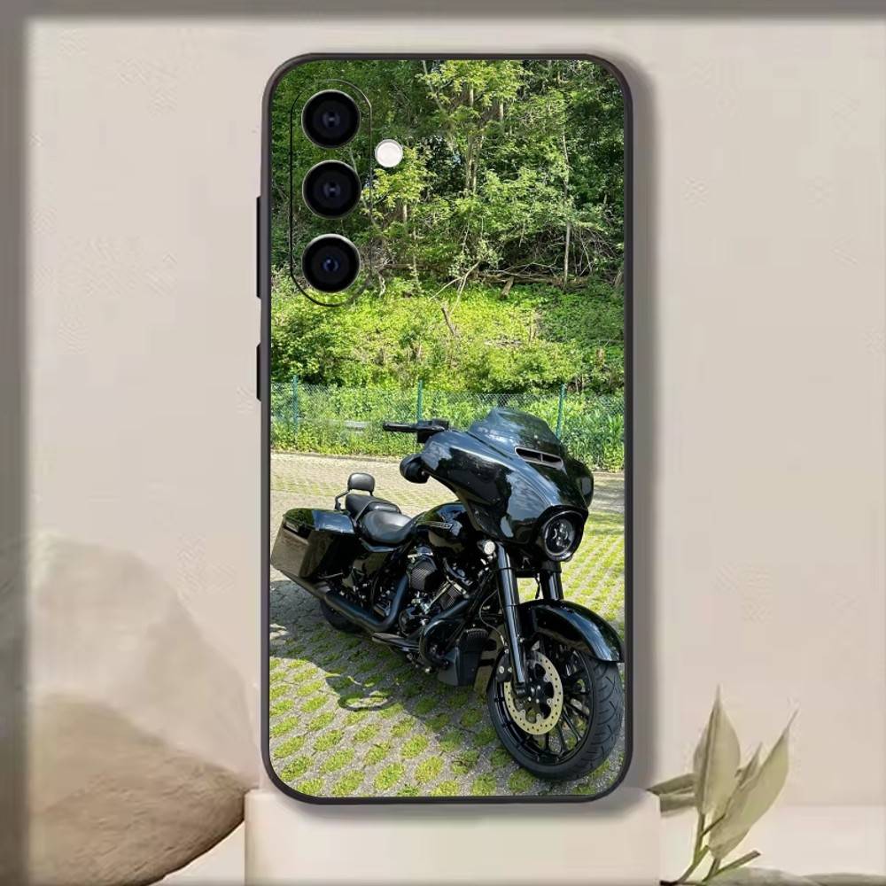 Street Glide Phone Case For Samsung Galaxy A73,A72,A71,A70,A53,A52,A51,Others Soft Black Cover