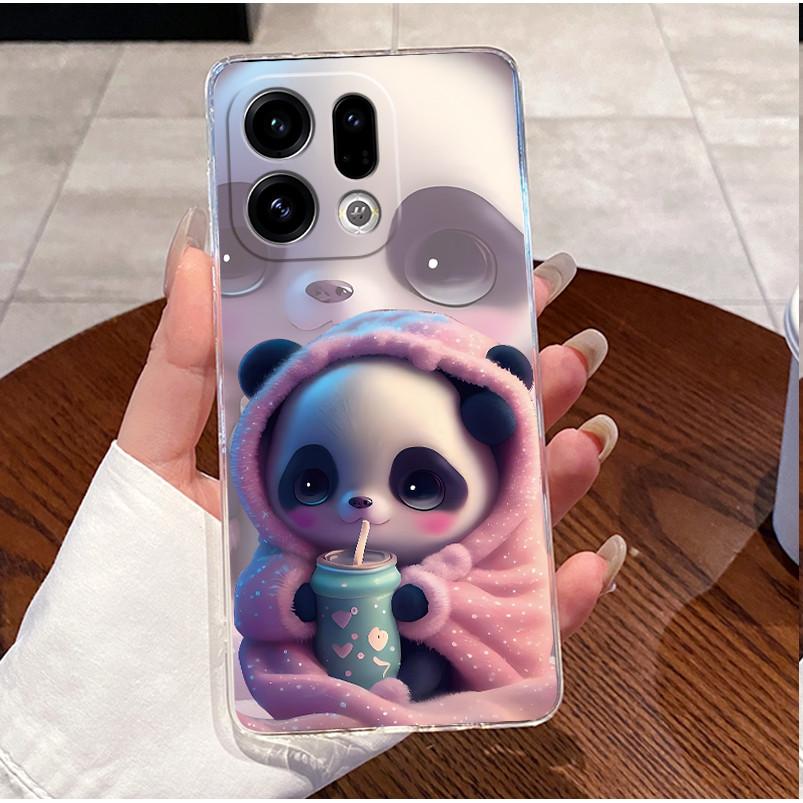 Case For OPPO Find X9 Pro 5G Clear Luxury Cute Love Rabbit Funny Slim Soft TPU Silicone Cover For OPPO FindX9 X9Pro Phone Case