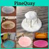 High-quality Faux Fur Christmas Tree Skirt In Solid Colors For Classic Holiday Decor