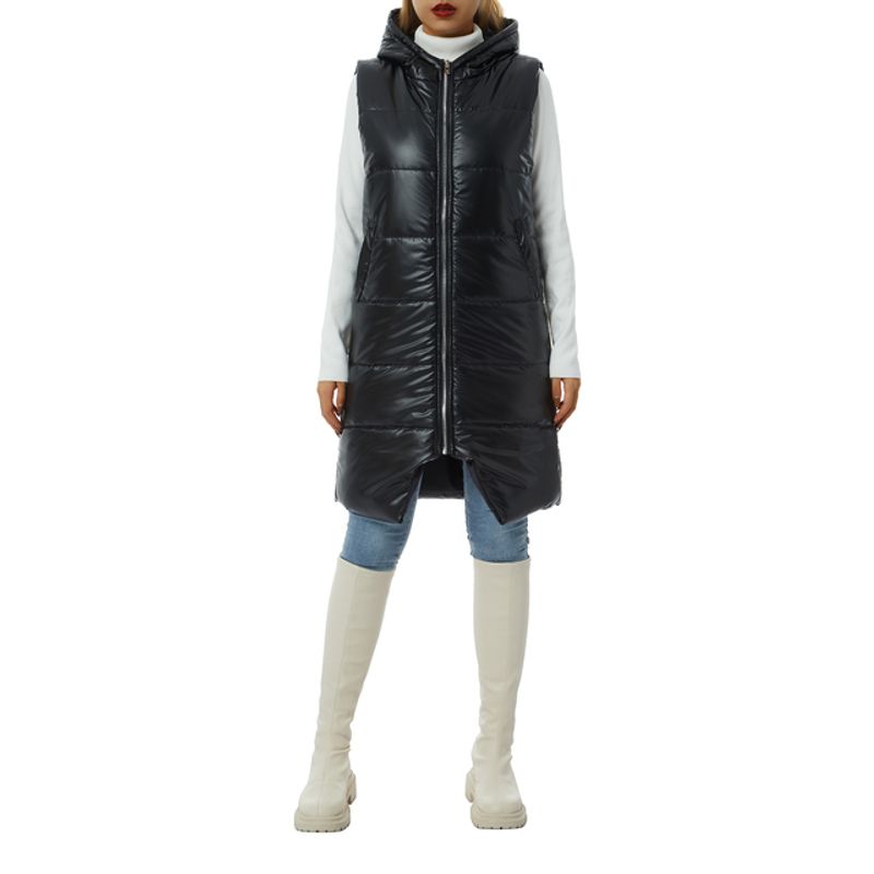 

Hooded Vest Single Breasted Sleeveless Hooded Vest Single-Breasted Sleeveless Women s Black 4XL