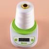Large Spool Sewing Machine Thread - 8000 Yards, White & Black, 402 Pagoda, Fine for Clothes & Overlock Sewing