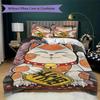 Lucky Cat Pattern Bedding,Quilt Set Quilt Cover Pillowcase Home Birthday Gift (1*duvet cover+2*pillowcase,without core)ZSJT0917220