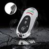 FA9Car Key Case Cover Silicone Protective Shell For Mercedes Benz C S Class W206 W223 EQE EQS GLC C260 S450 Alloy Keychain Pendant
