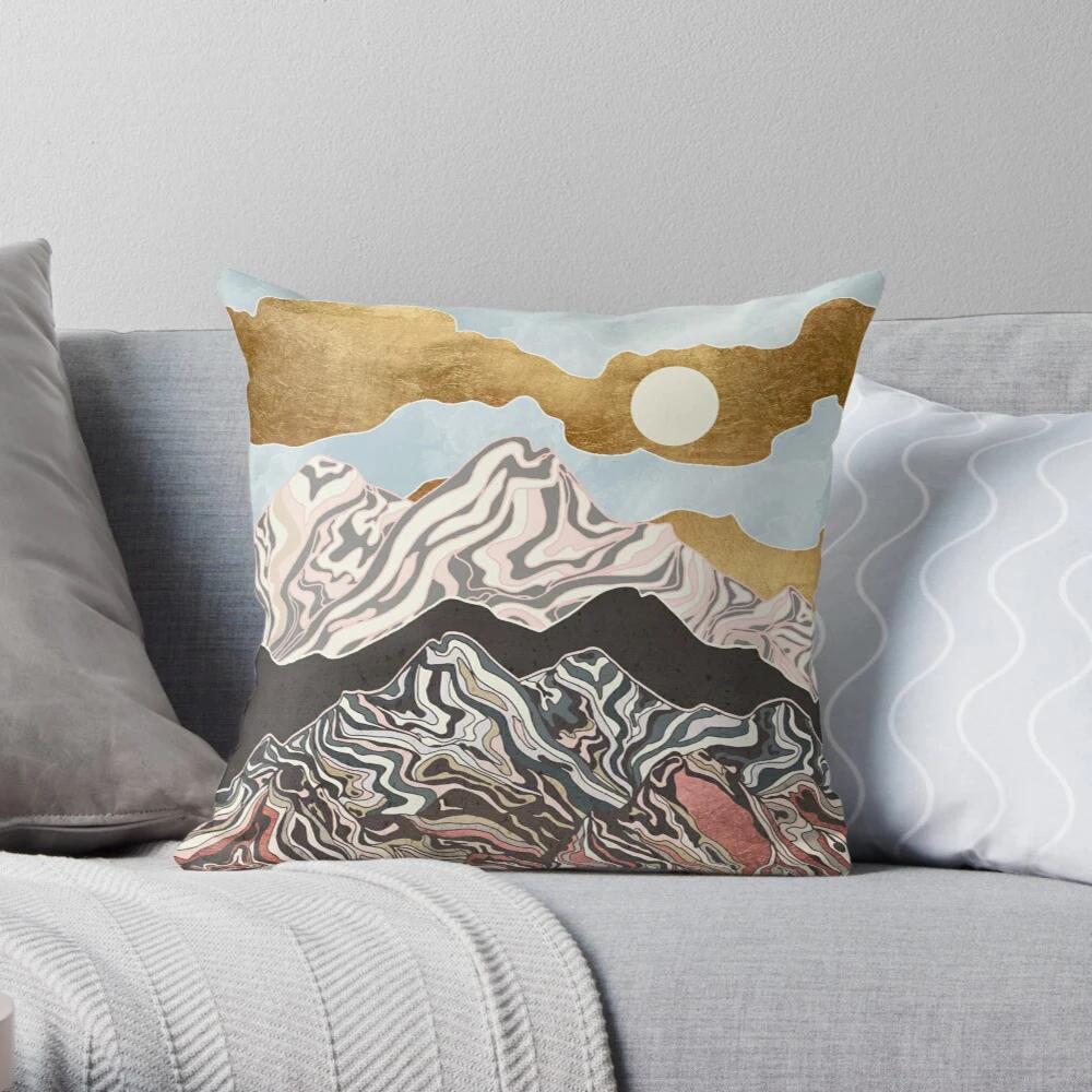 Bedroom Living Room Sofa Bed Decoration Abstract Landscape Pattern Home Pillow Cover Cushion